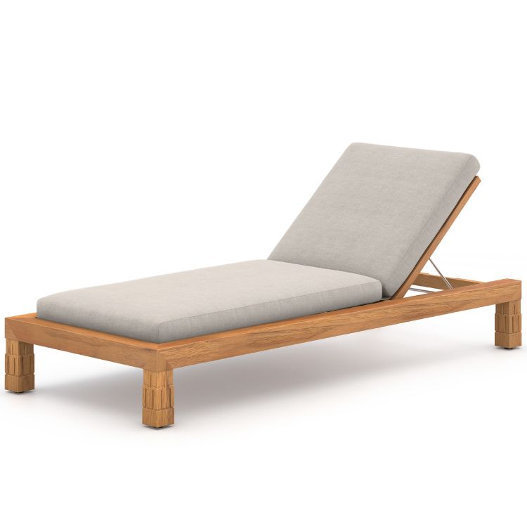Alta Natural Teak Outdoor Chaise