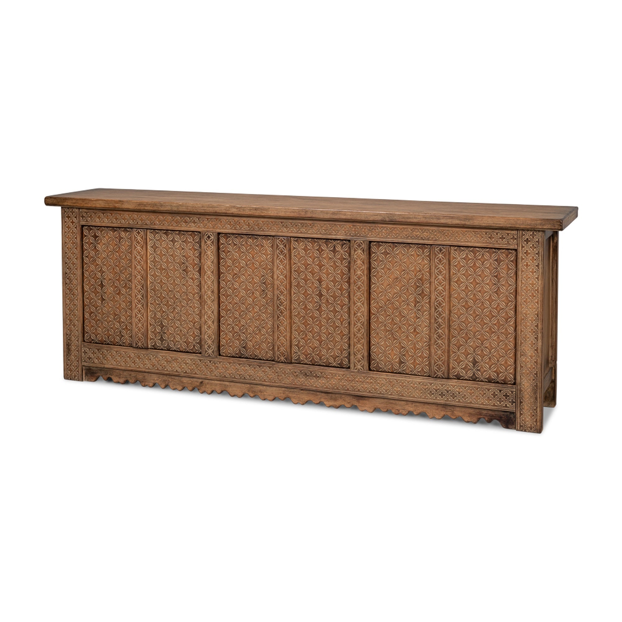 Nader Persian Burnt Brown Sideboard by Sarreid Ltd