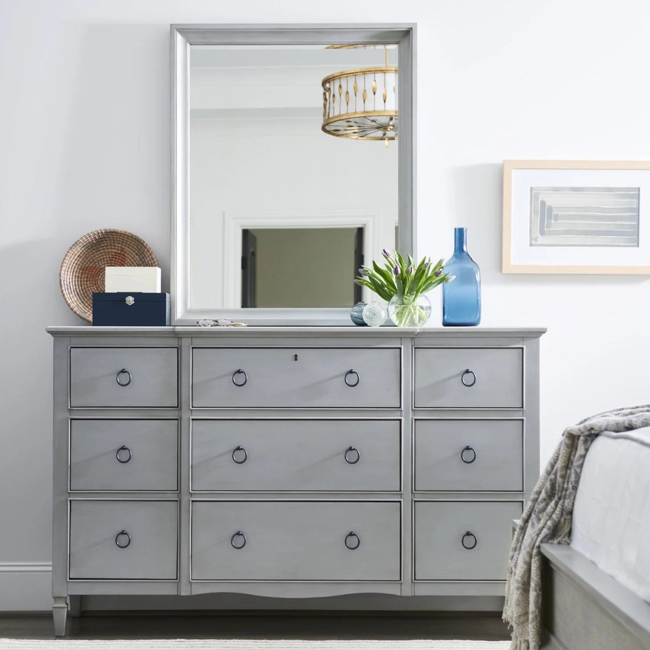 Summer Hill - French Gray Mirror