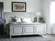 Summer Hill - French Gray Queen Panel Bed