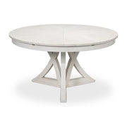 Casual Jupe Dining Table,Workingwhite,Md by Sarreid Ltd