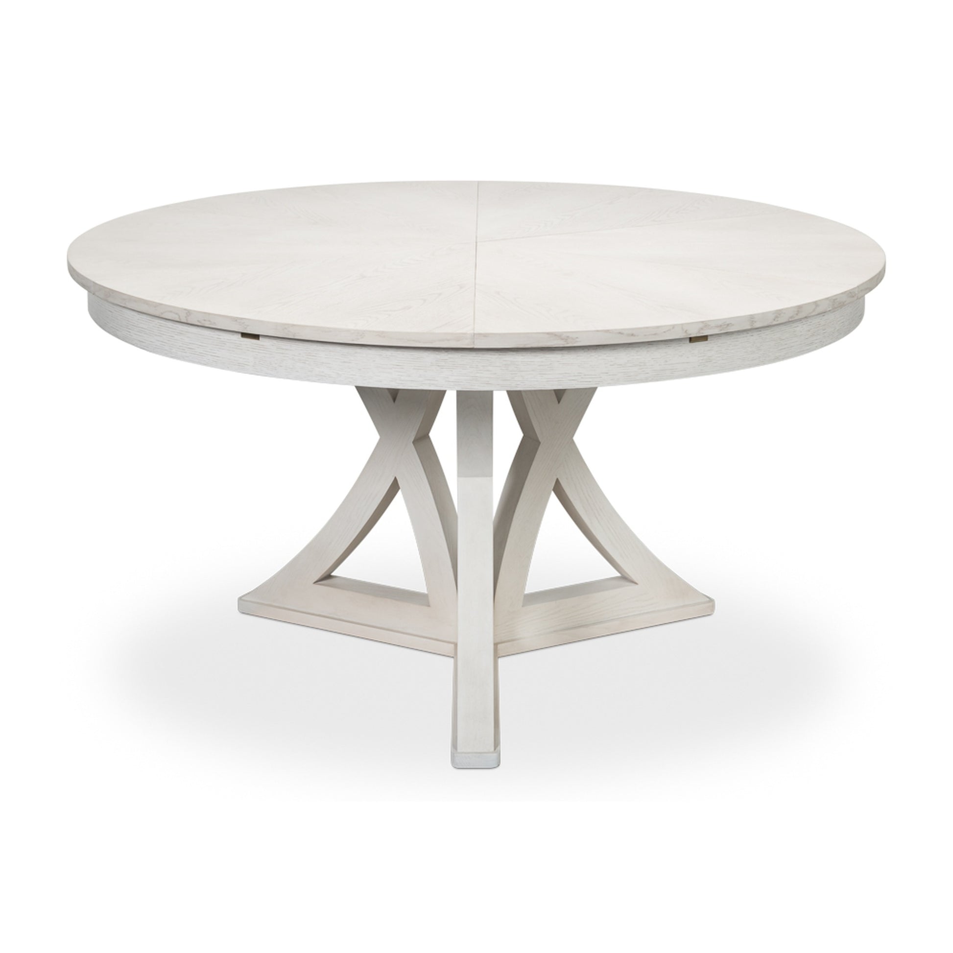Casual Jupe Dining Table,Workingwhite,Md by Sarreid Ltd