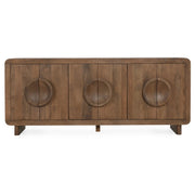 Valley Mango Wood 6-Door Buffet 86"