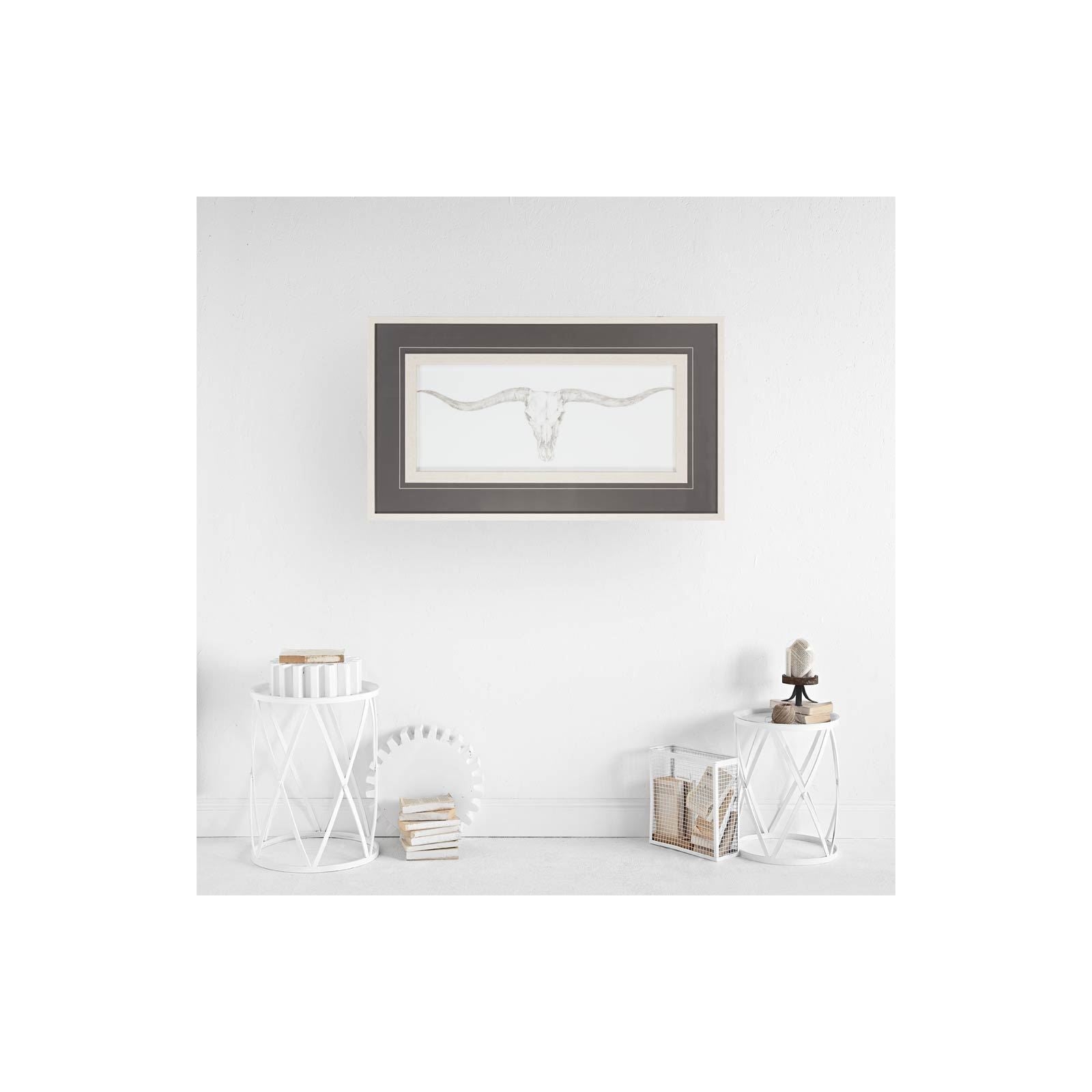 Western Skull Mount III by Harper a Framed Art Print Matted under Glass by Mercana at ZIN Home