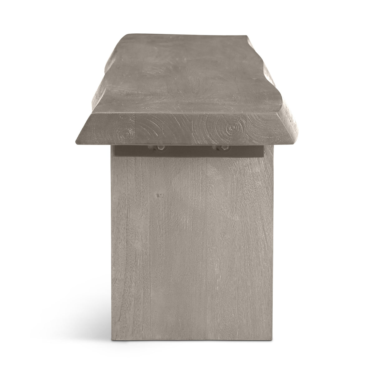Brooks Bench 65" - Sandblasted Grey Frame by Urbia - detail 4