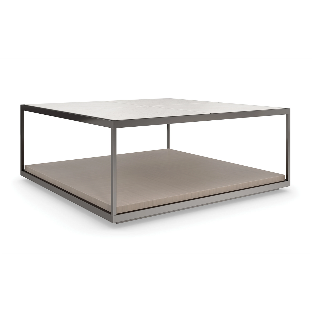 Cartesian Deep Bronze Coffee Table 40" by Caracole - view 3