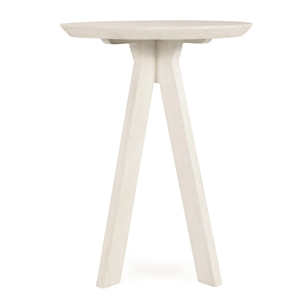 Ramsey Mango Wood Bar Table 32" - White Wash