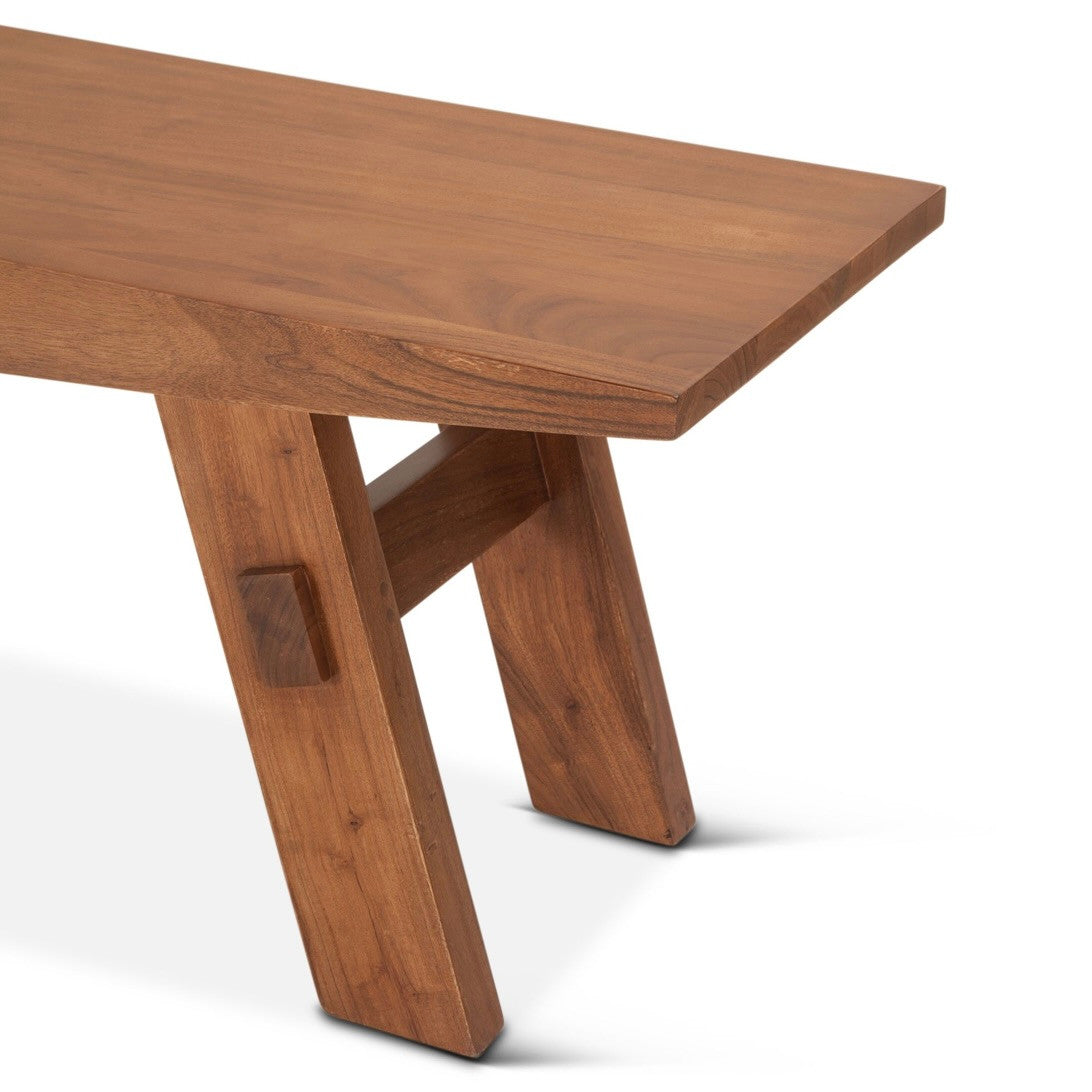 Chesapeake Mango Wood Bench Nutmeg 68"