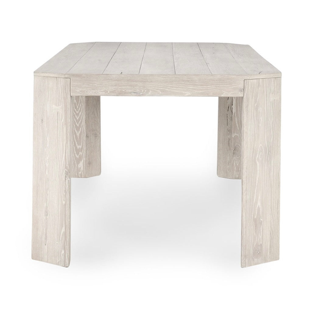 Macarthur 94" Oak Dining Table - White