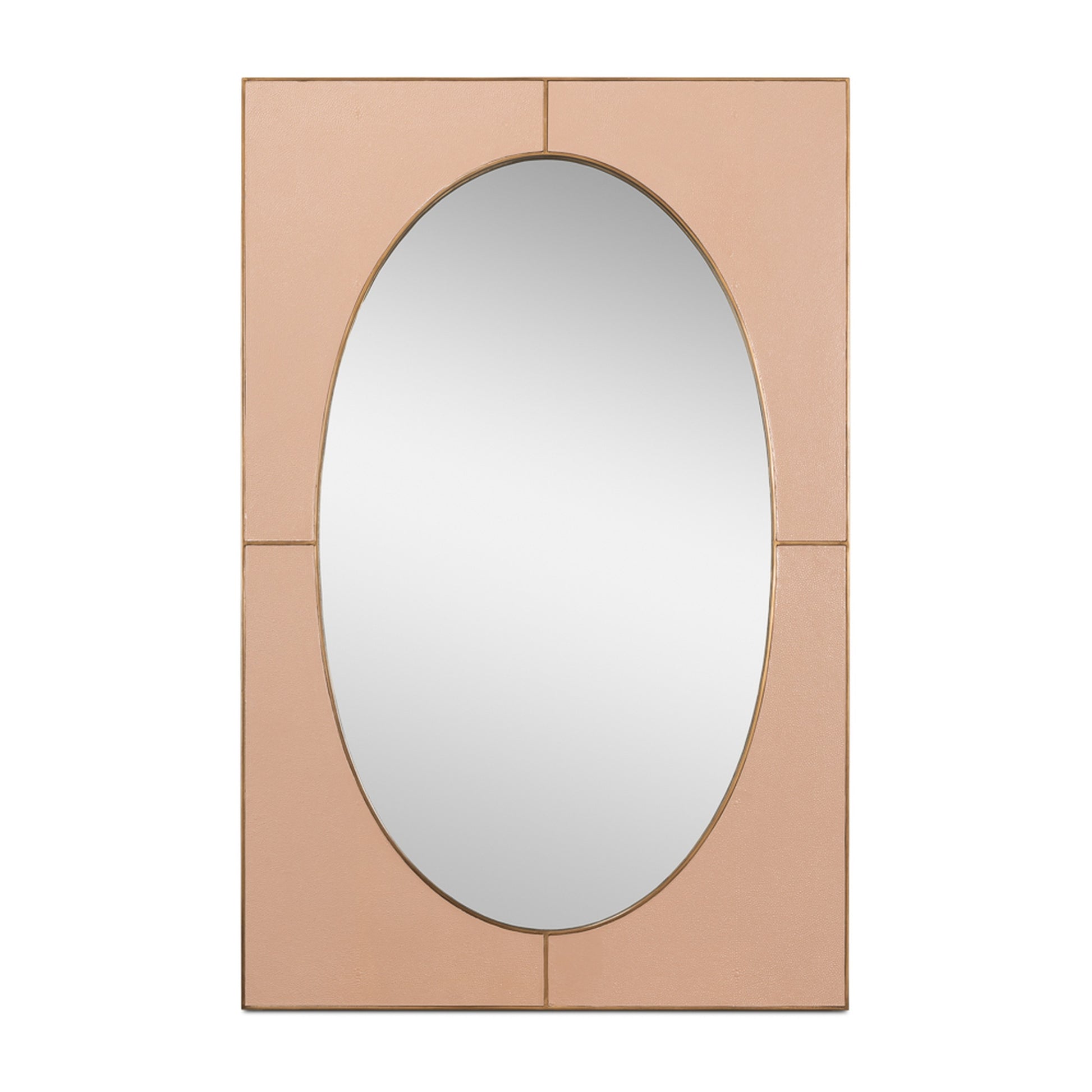 Francis Mirror,Shagreen,Antique Mushroom by Sarreid Ltd