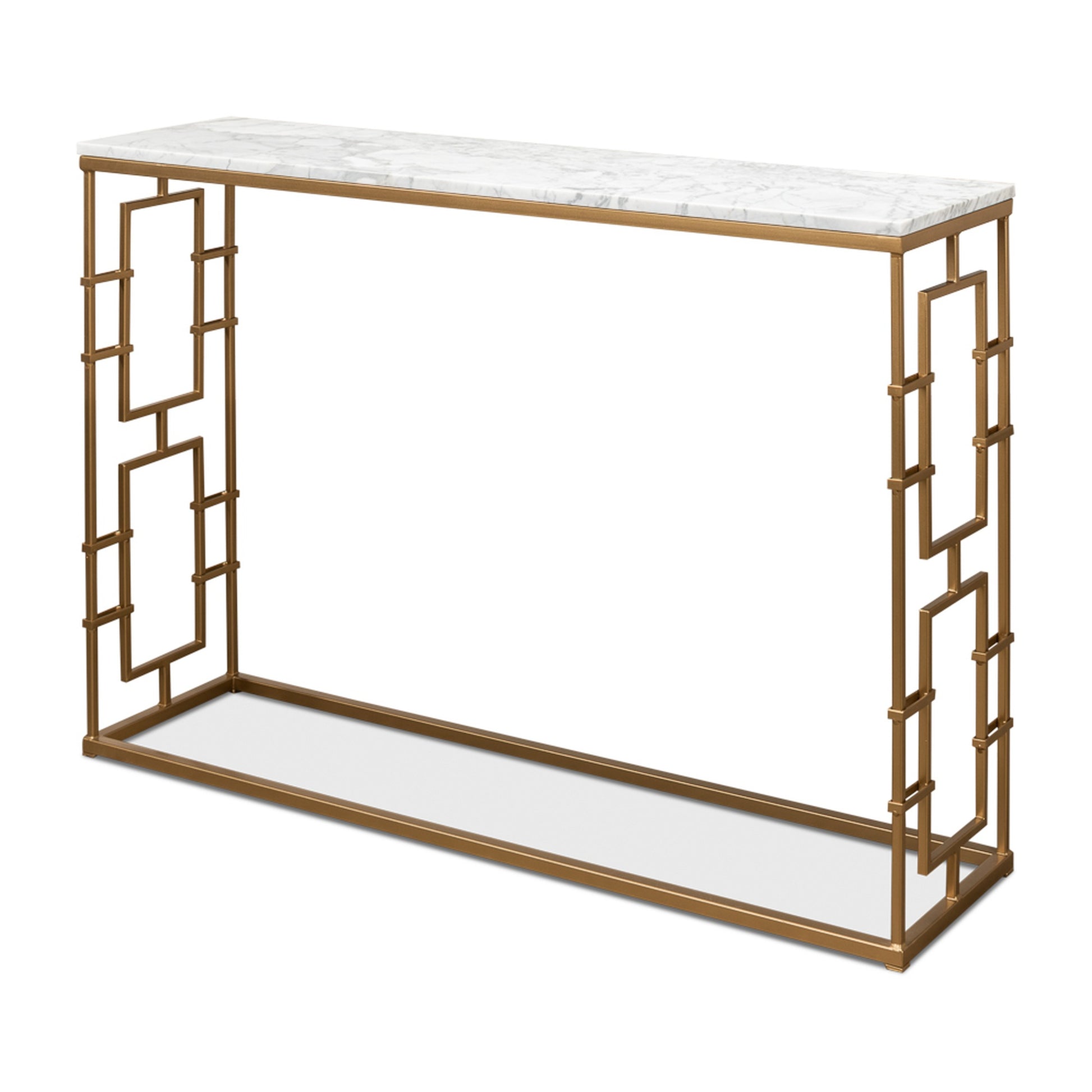 Brass Gate Console Table by Sarreid Ltd