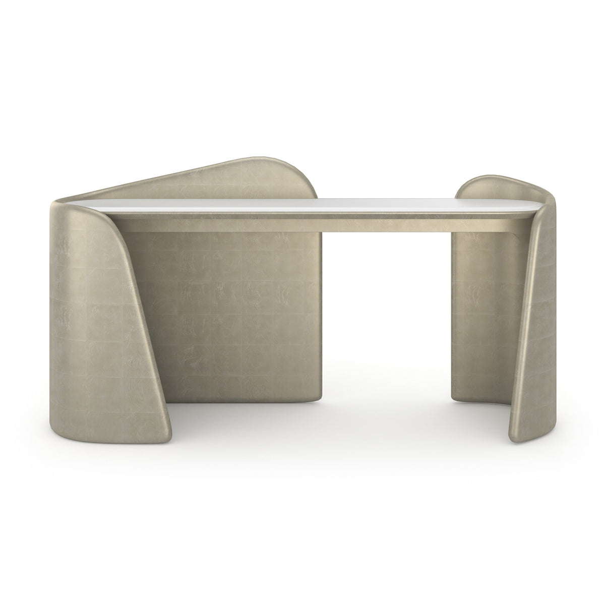 Bauble Console Oracle Broken Leaf Console Table 68.50" by Caracole