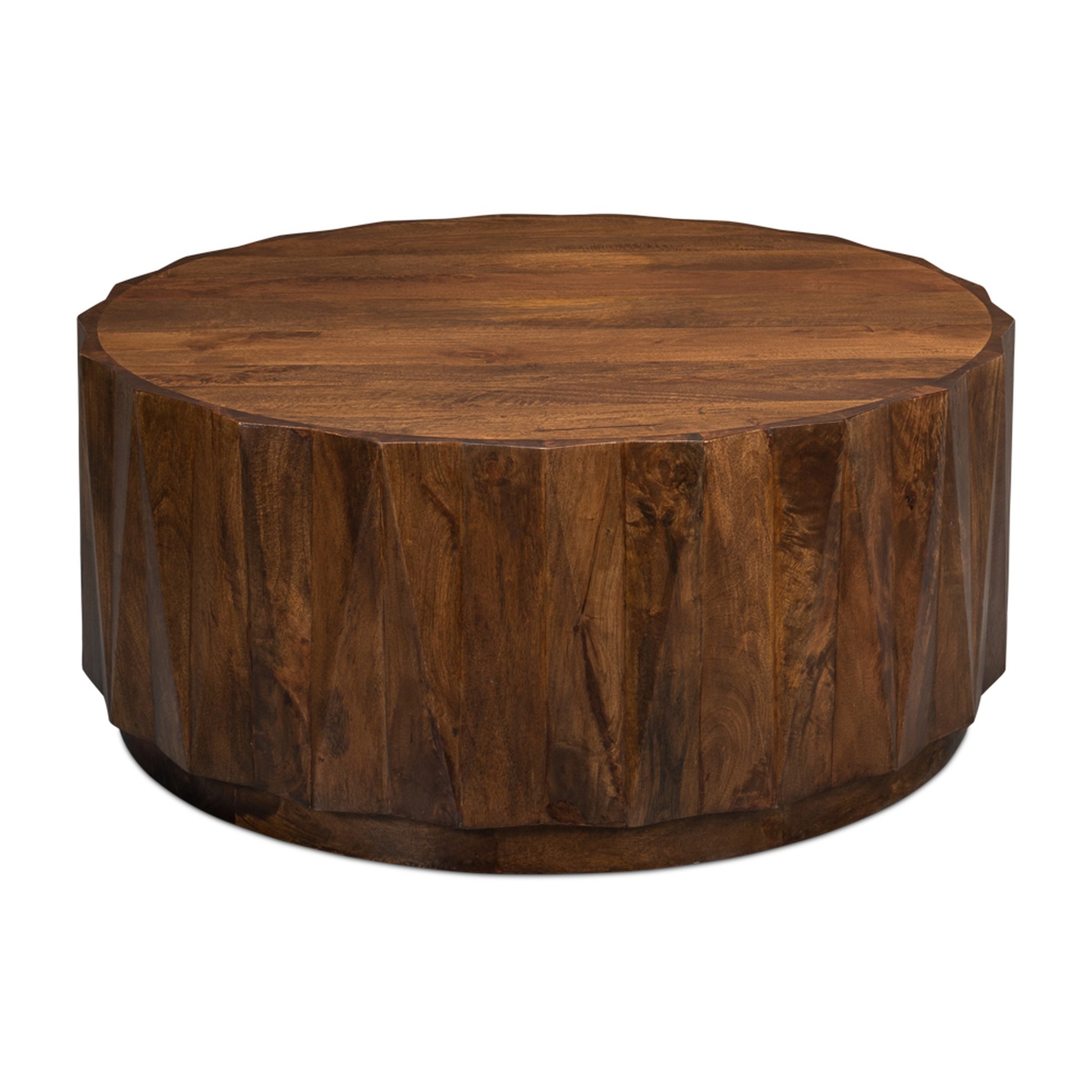 Denali Round Cocktail Table by Sarreid Ltd
