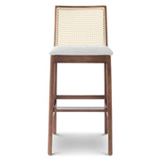 Nardia Barstool Nogal, Harvest Natural, Bar Height by Urbia - product view