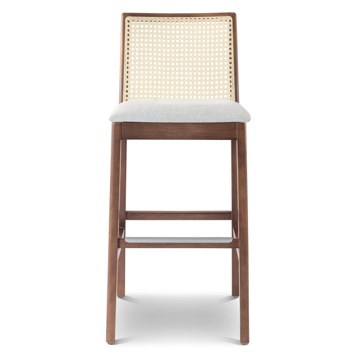 Nardia Barstool Nogal, Harvest Natural, Bar Height by Urbia - product view