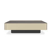 Periphery Cocktail Table Whisper of Gold 56" by Caracole