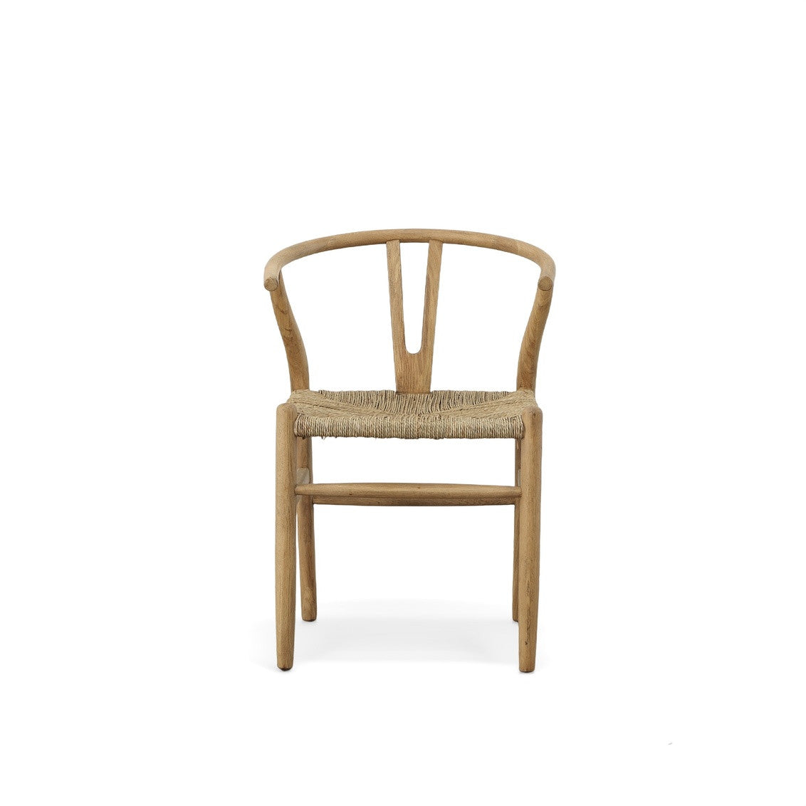 Wishbone Solid Oak Dining Side Chair - 23"