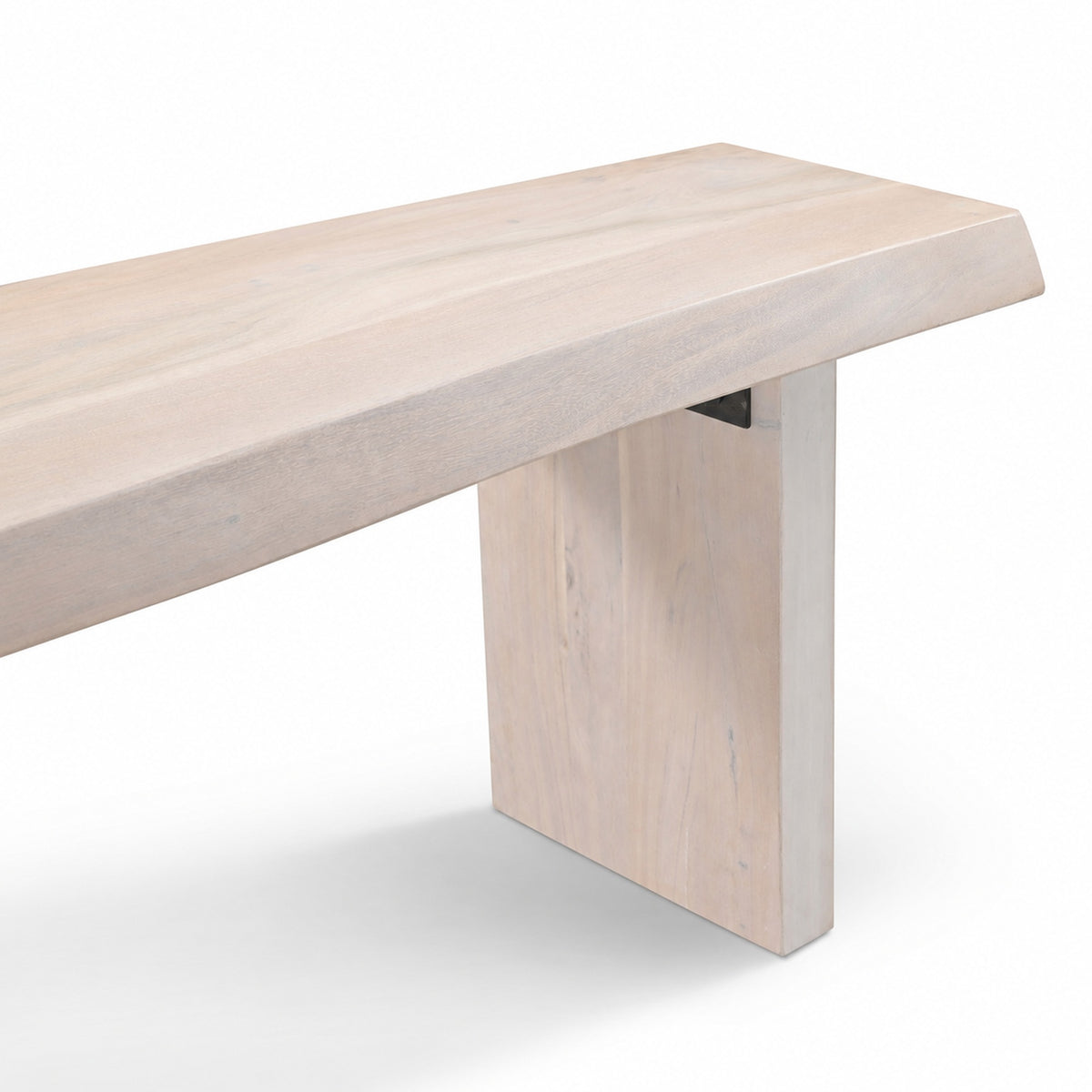 Brooks Bench 102" - White Wash Frame by Urbia - detail 5
