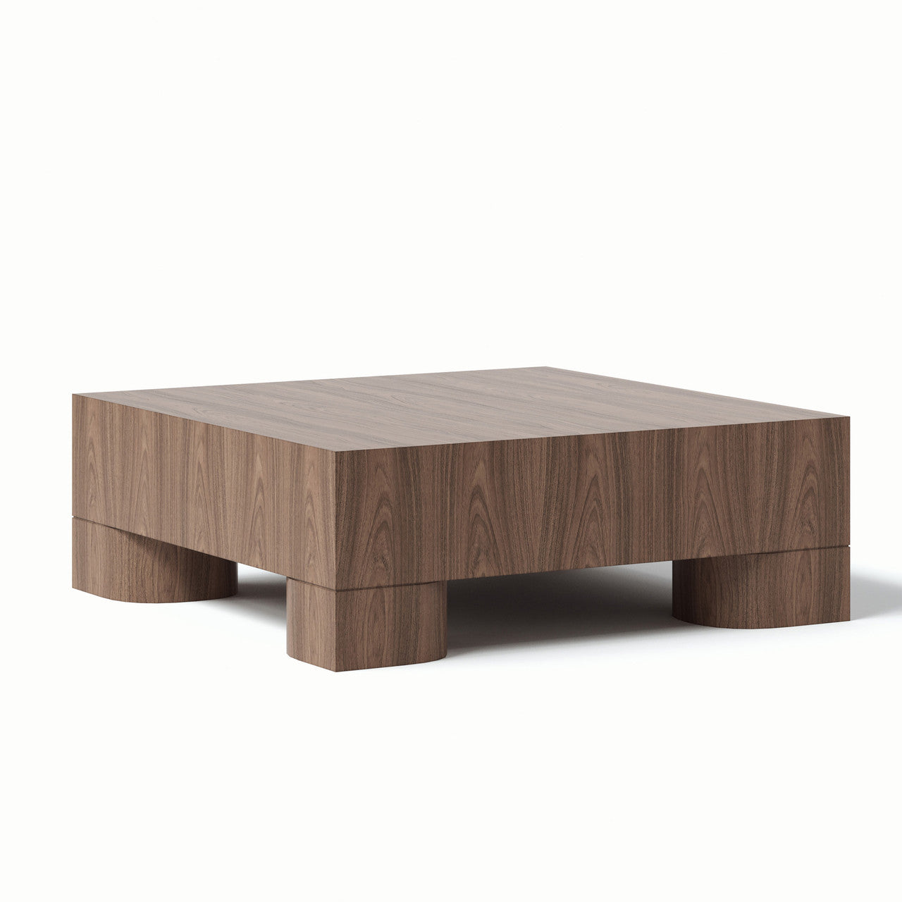 Eka Square Coffee Table - Walnut