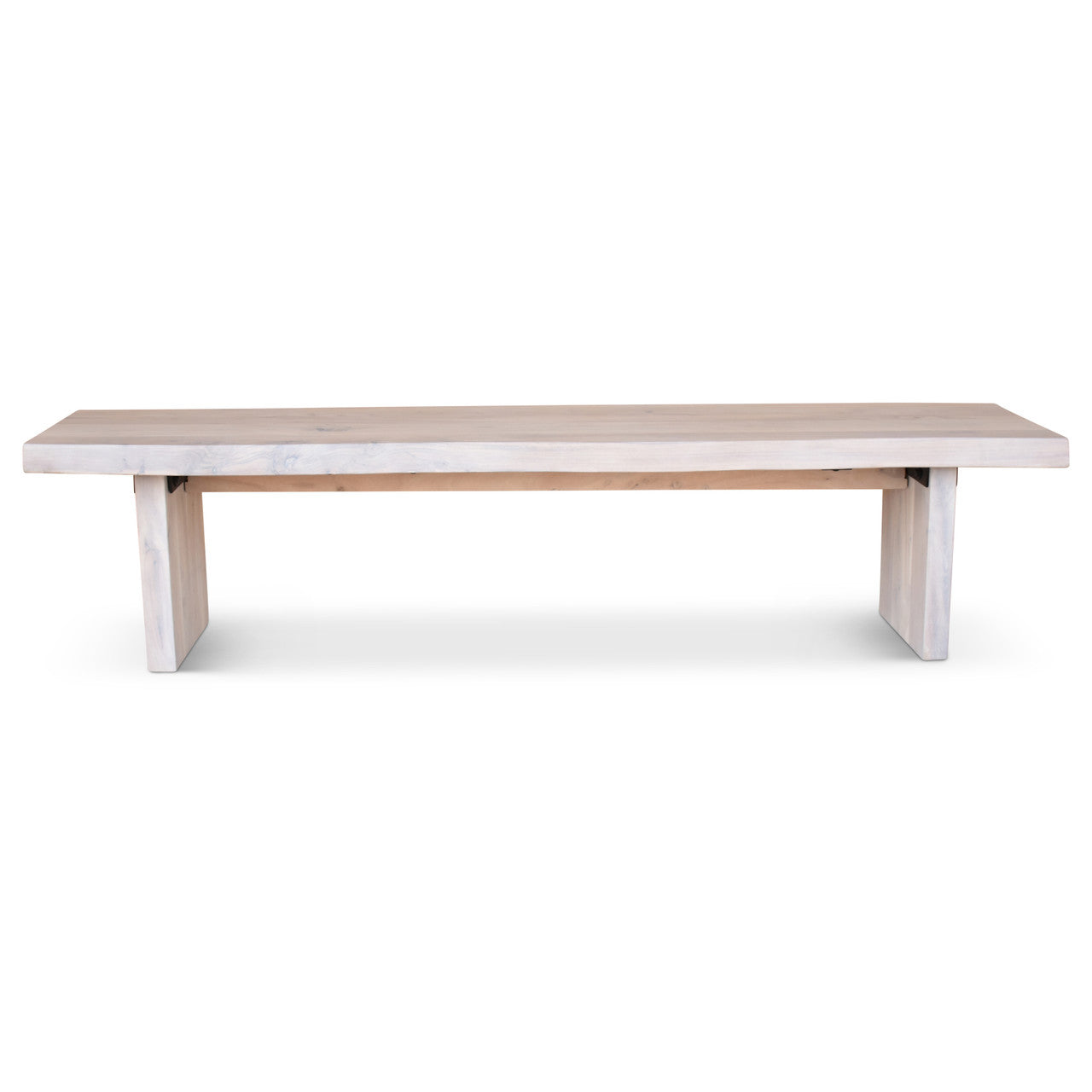 Brooks - Bench - 65" - White Wash Frame