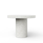 Mixx - Circa - Counter Height Dining Table - 47.25"Dia. - Ivory Terrazzo