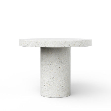 Mixx Circa Counter Height Dining Table 47.25"Dia. - Ivory Terrazzo
