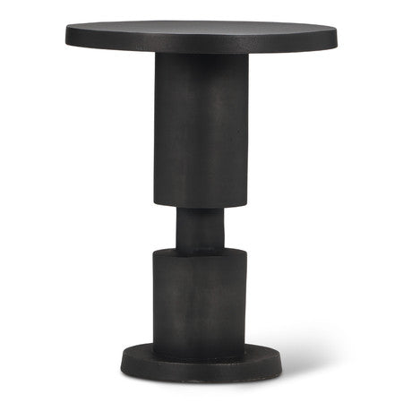 Elements Liam End Table - Antique Zinc