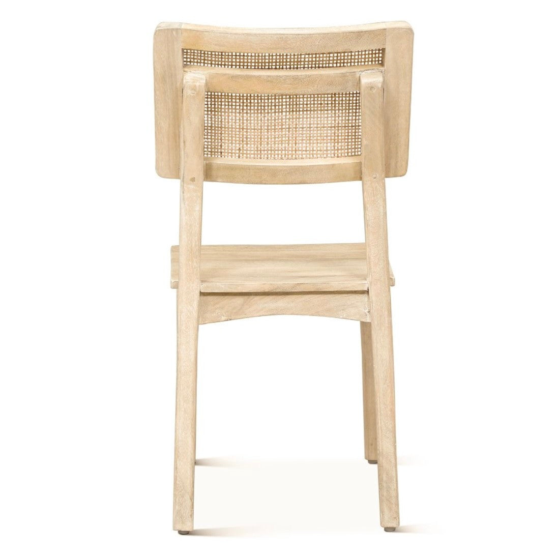 Casablanca 18" Dining Chair in Natural White