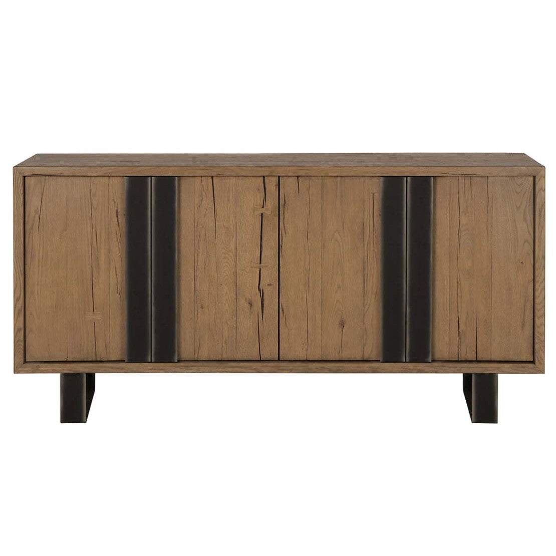 Danica 72" Reclaimed Wood and Iron Sideboard