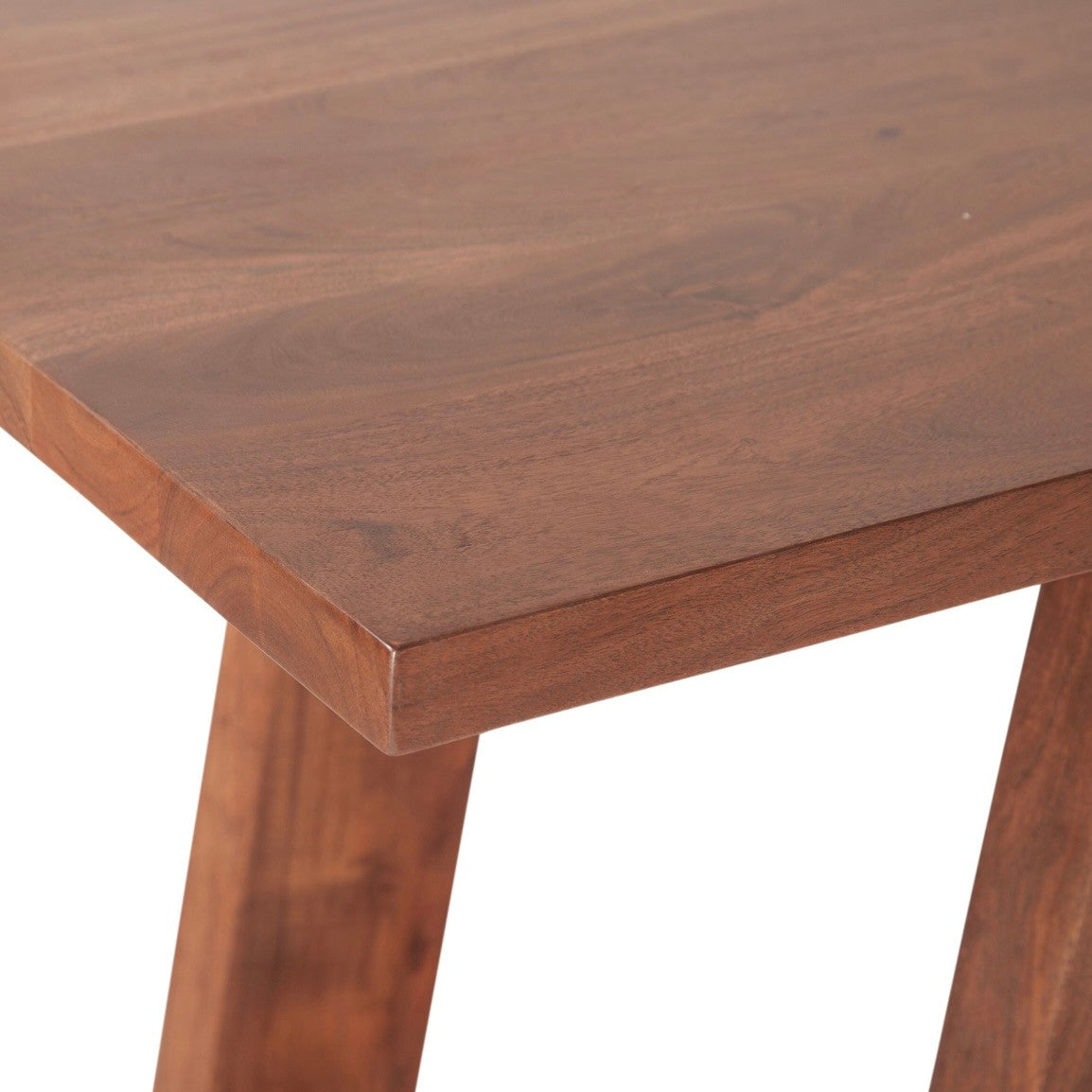 Savannah 75" Acacia Wood Gathering Table Cinnamon Brown