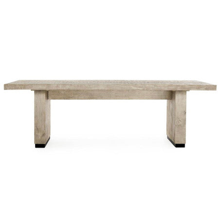 Lynx Reclaimed Wood Dining Table 94" in Antique White