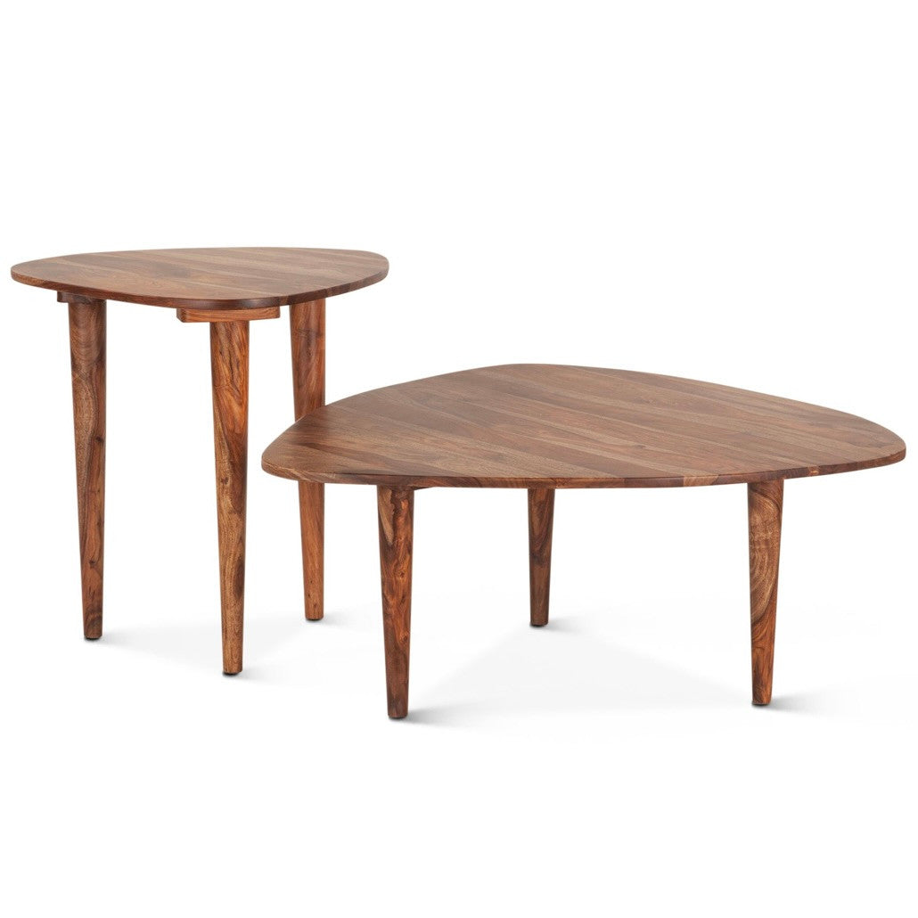 Salem Sheesham Wood Coffee Table Natural 37"