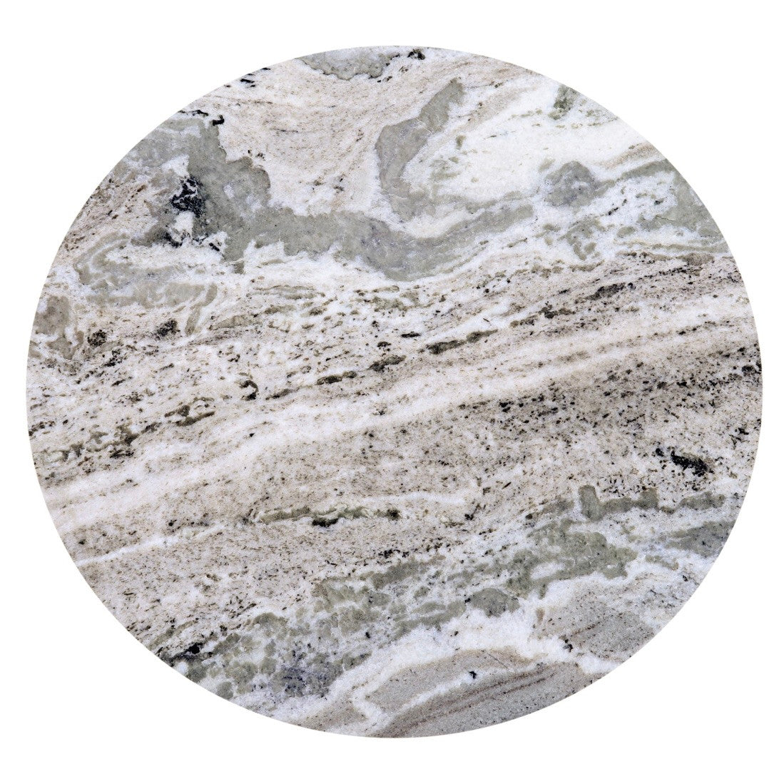 Sperre 18" Round Accent Table with Capri Beige Marble