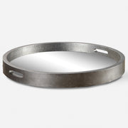 Uttermost Bechet Round Silver Tray