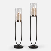 Uttermost Durga Iron Work Candleholders Set/2