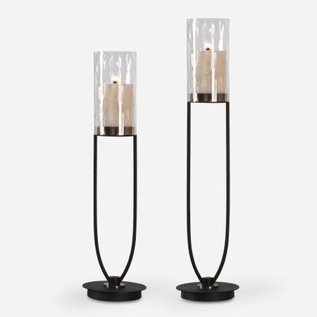 Durga Iron Work Candleholders Set/2