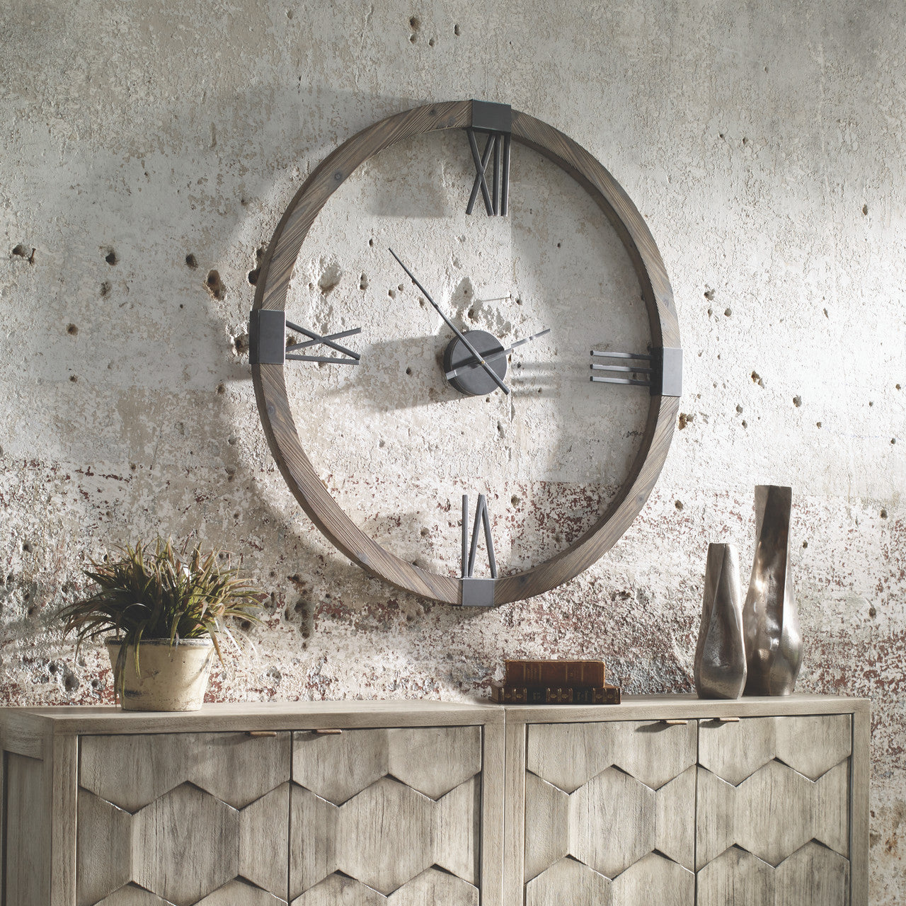 Uttermost Marcelo Modern Wall Clock