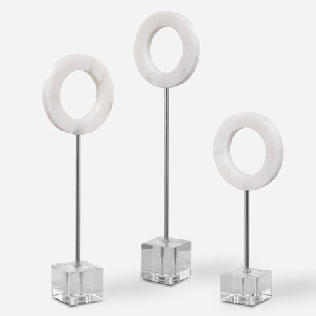 Coin Toss Marble Rings, S/3