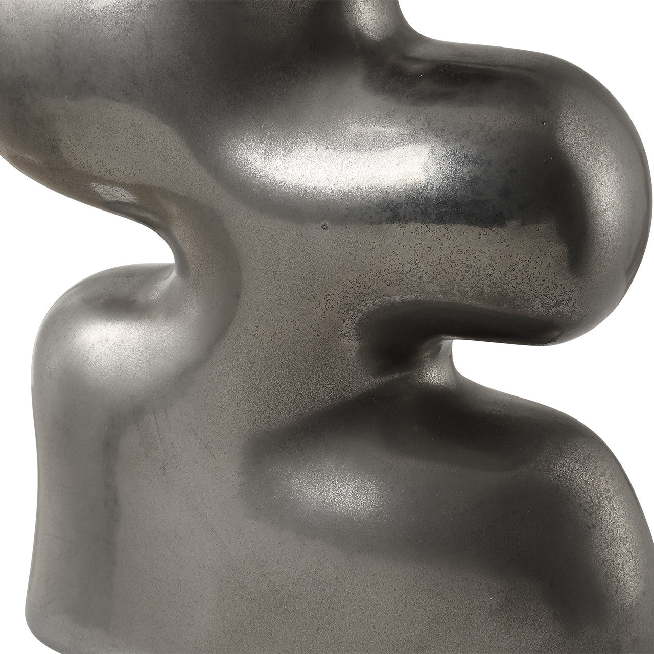 Uttermost Free Flowing Nickel Vases Set/2