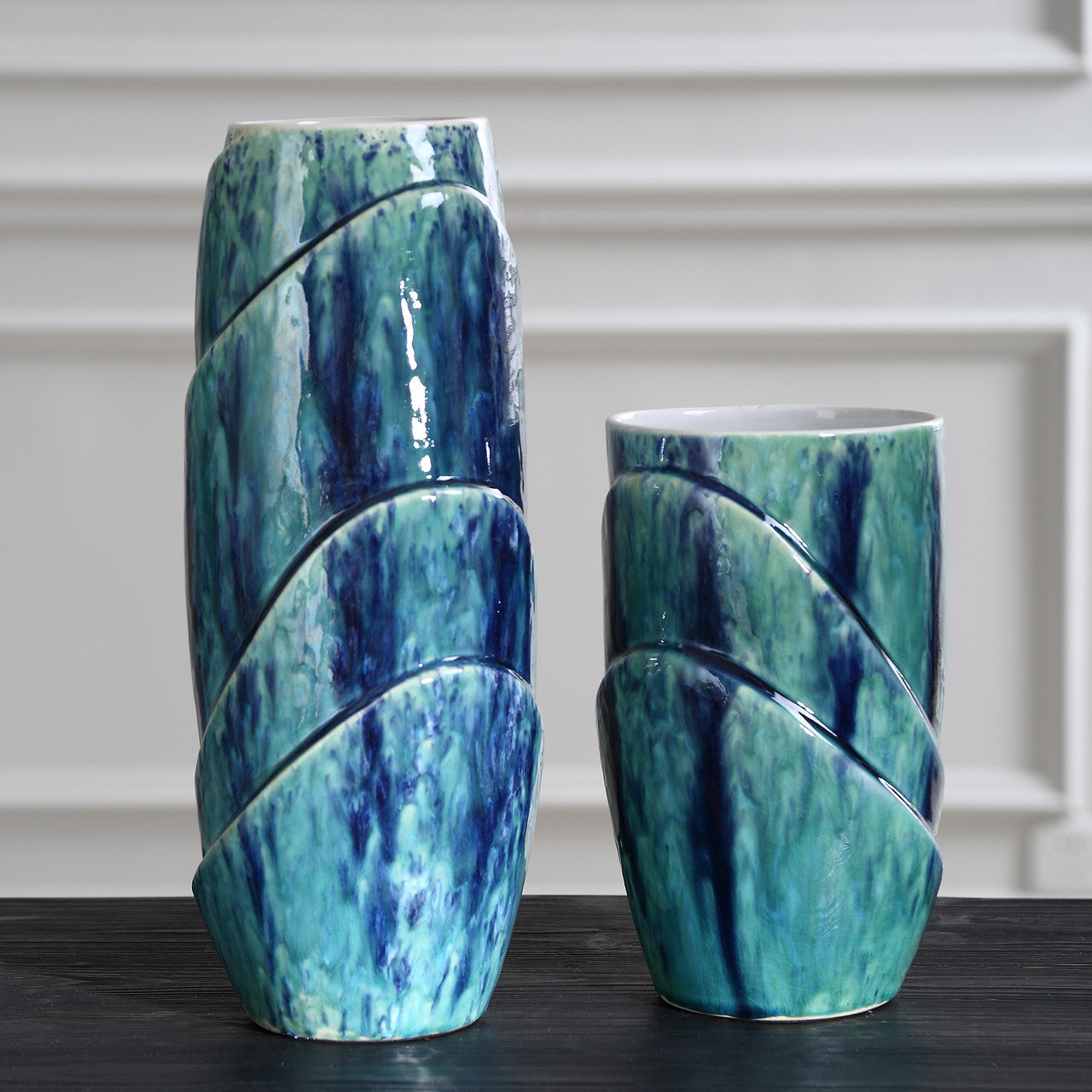 Uttermost Tranquil Duo, Vases, S/2
