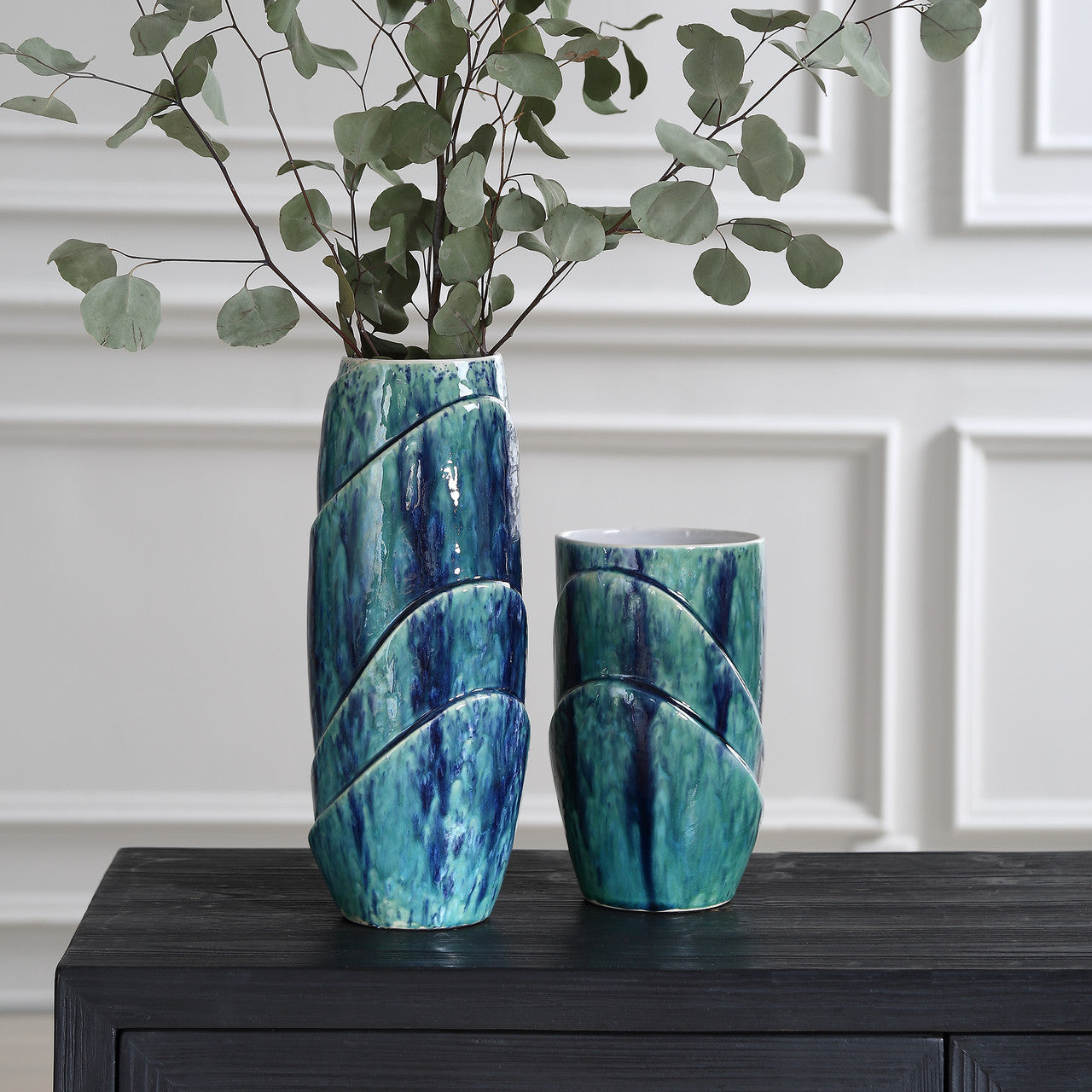 Uttermost Tranquil Duo, Vases, S/2