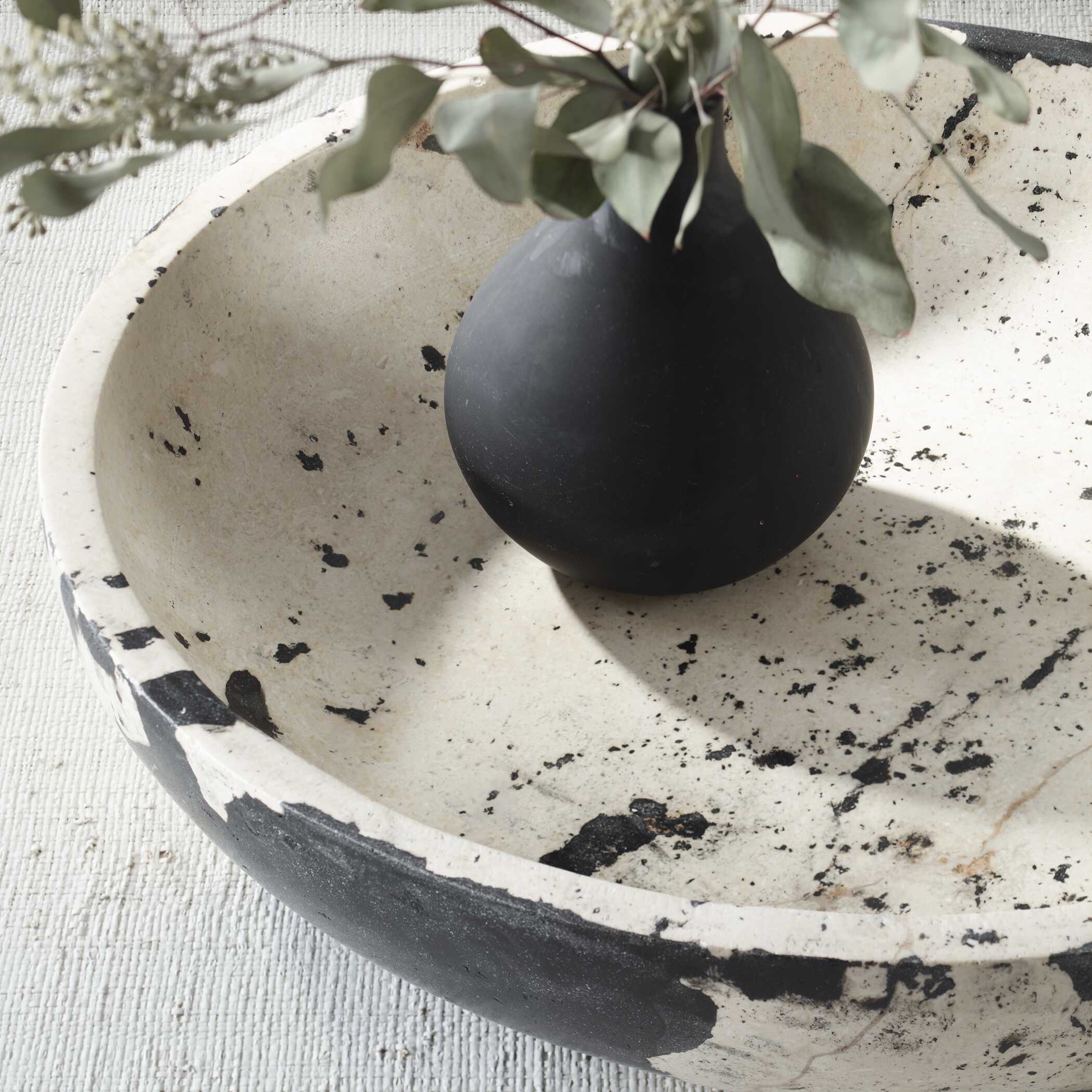 Uttermost Nouveau Limestone Bowl