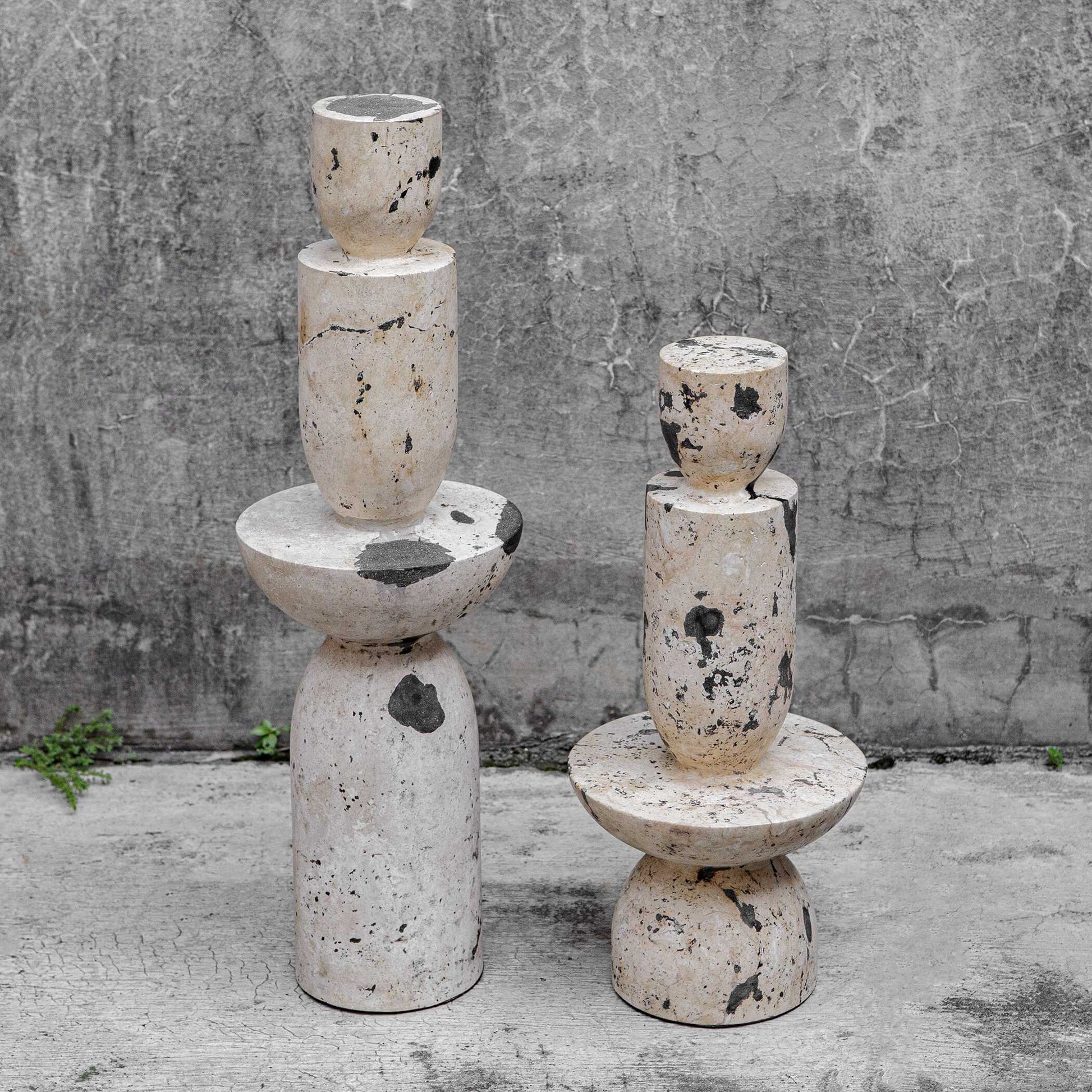 Uttermost Nouveau Tower Sculptures Set/2