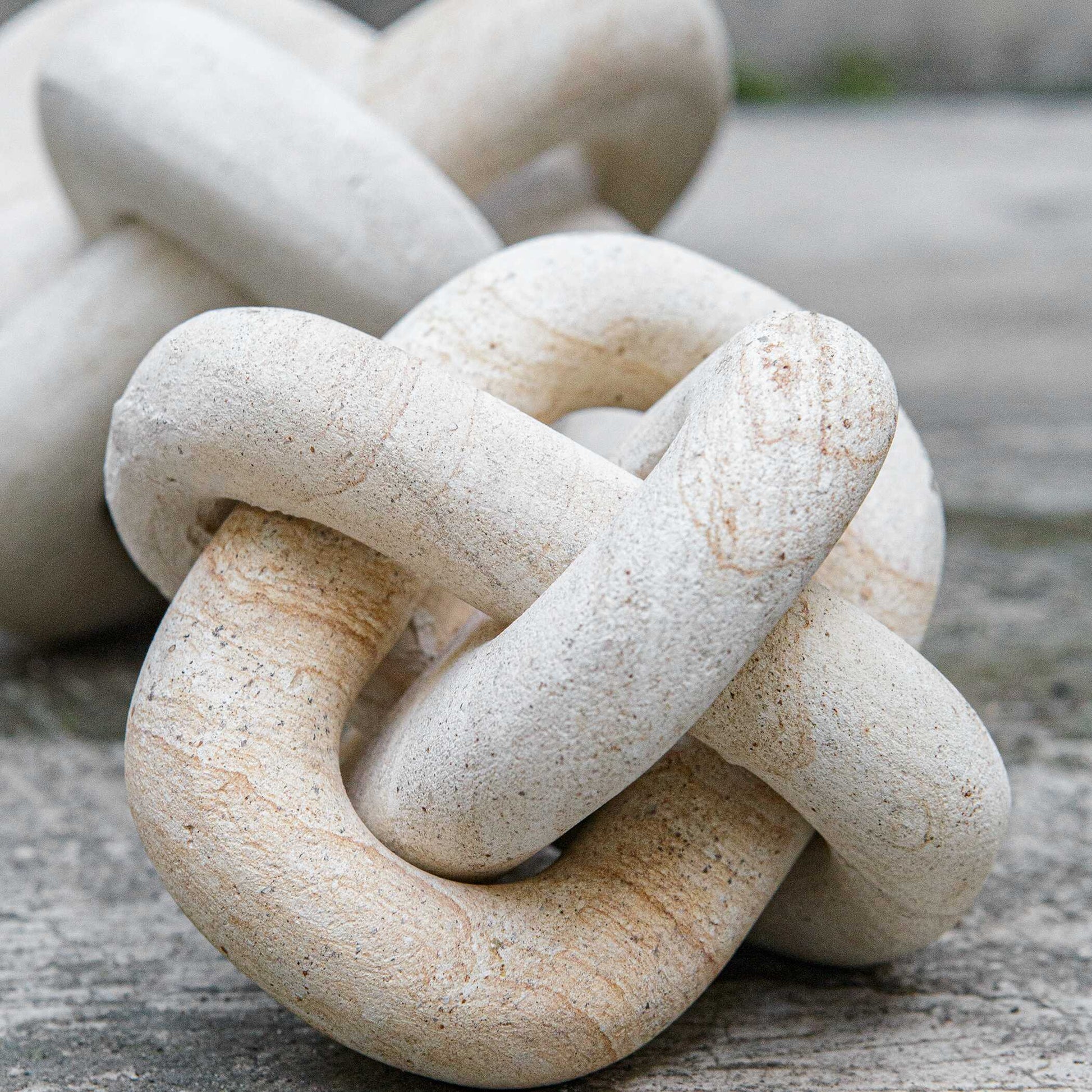 Uttermost Limestone Link Sculptures Set/2