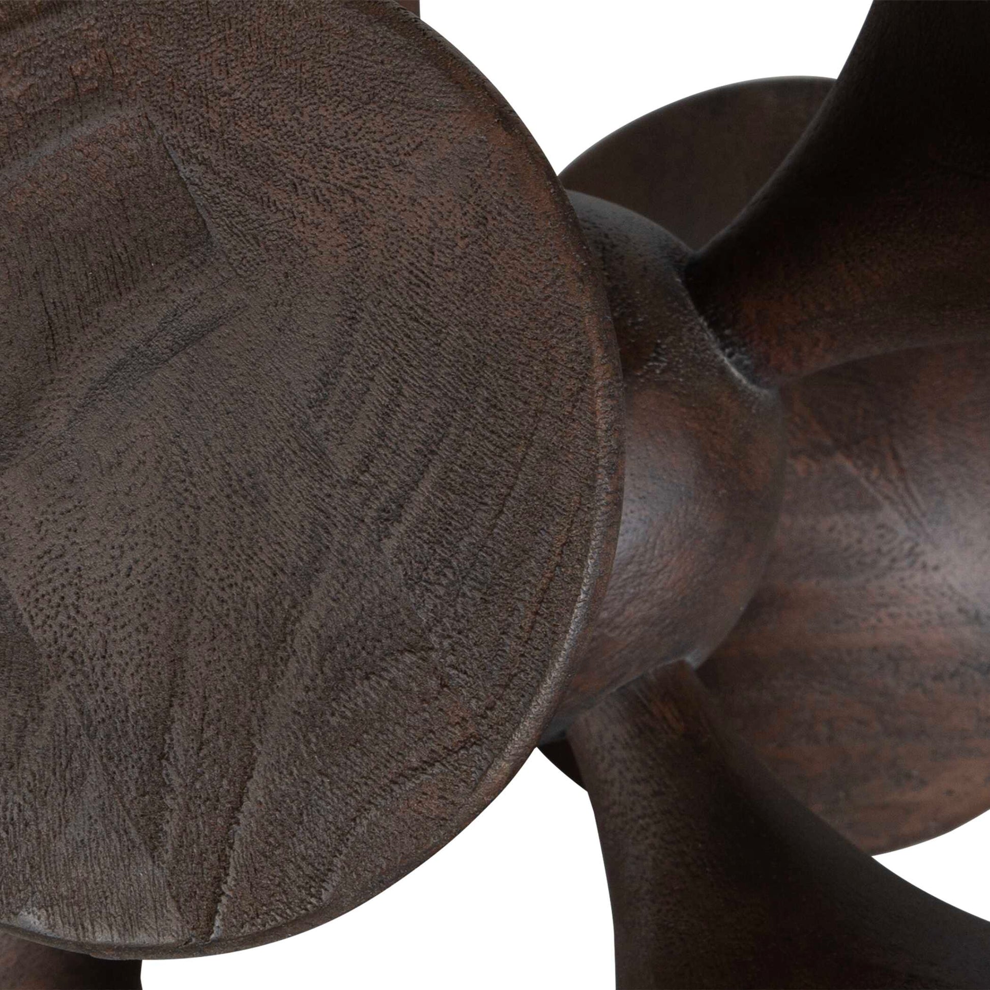Uttermost Balanced Harmony Dark Wooden Sculptures Set/2