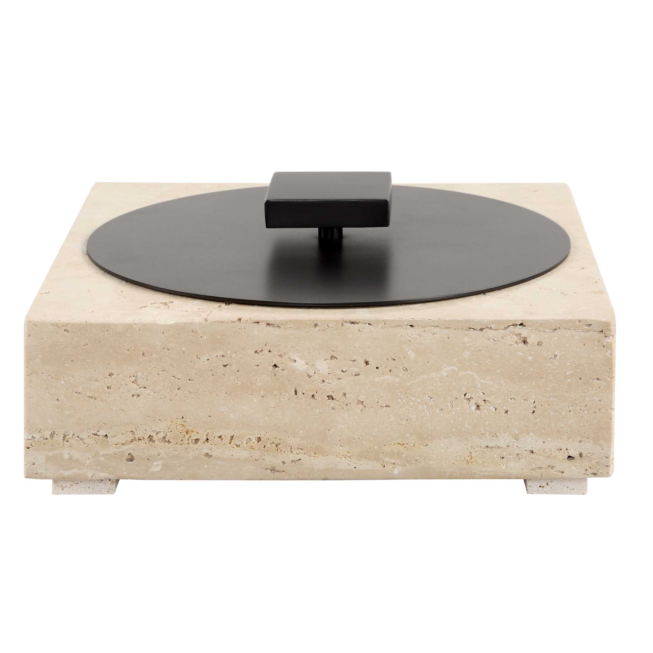 Uttermost Natural Luxe Travertine Box