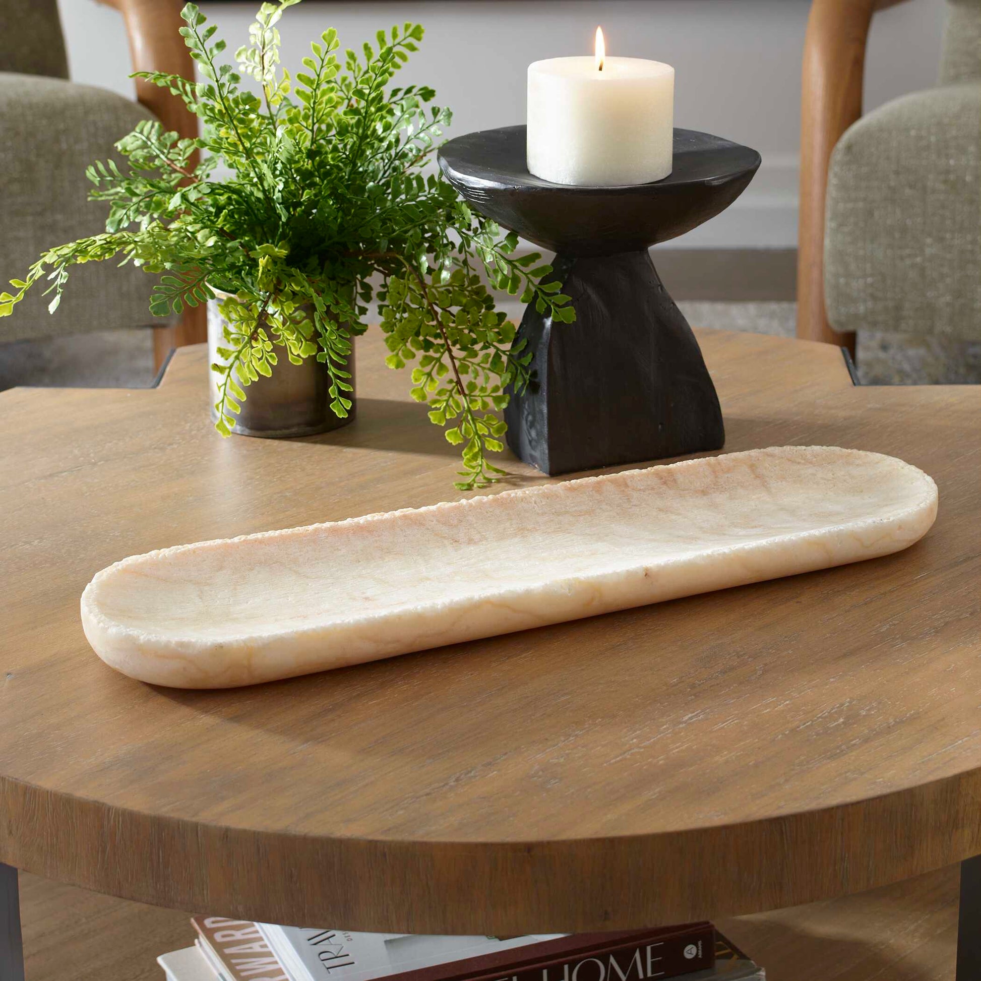 Uttermost Sculpted Onyx Bowl
