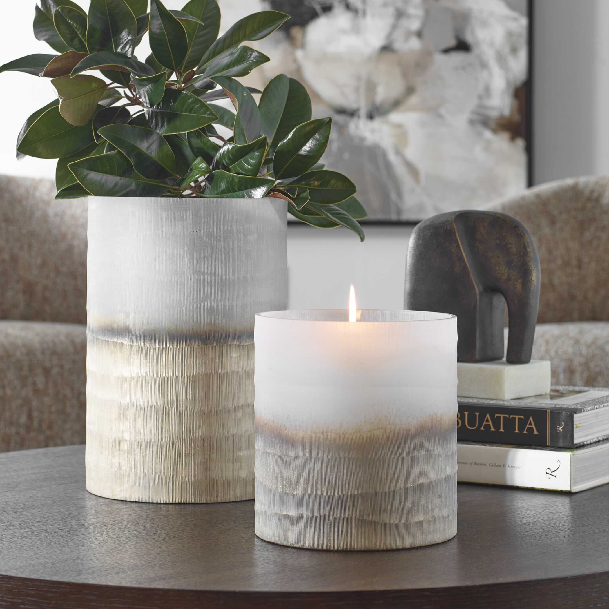 Uttermost Ombra Modern Vases Set/2