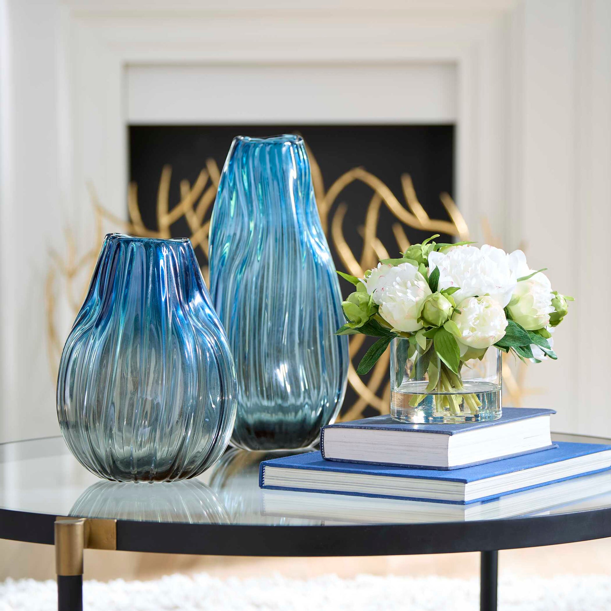Uttermost Midnight Horizon Vases Set/2