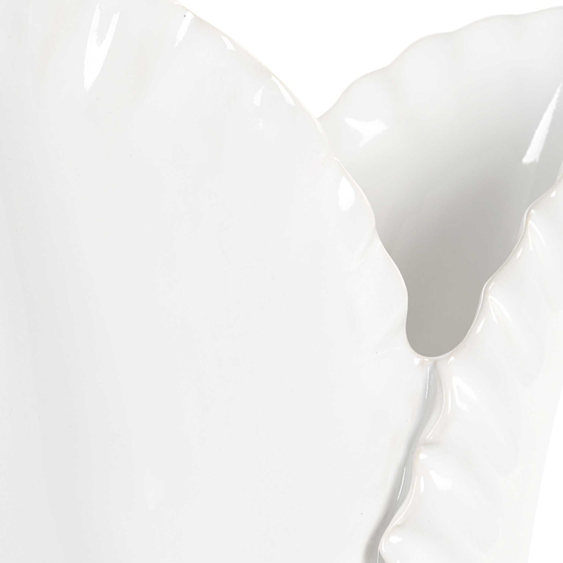Uttermost Leafscape White Vases Set/2
